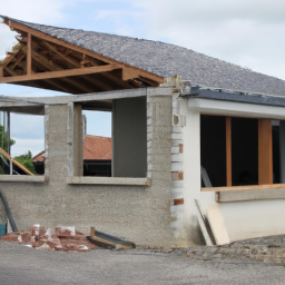 Extension de maison avec chambre d'amis Creil